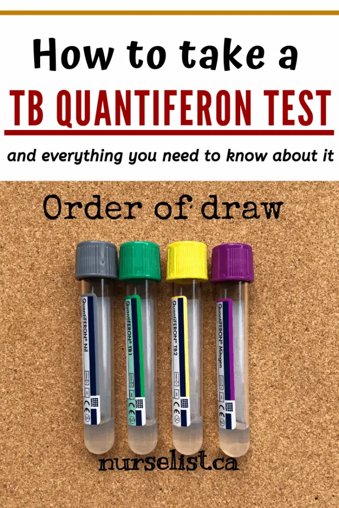 how to take a tb quantiferon test