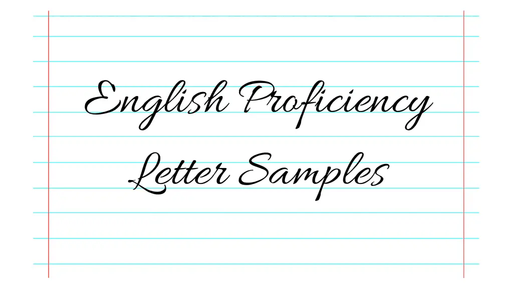 CNO English Proficiency Letter Samples - Nurse List