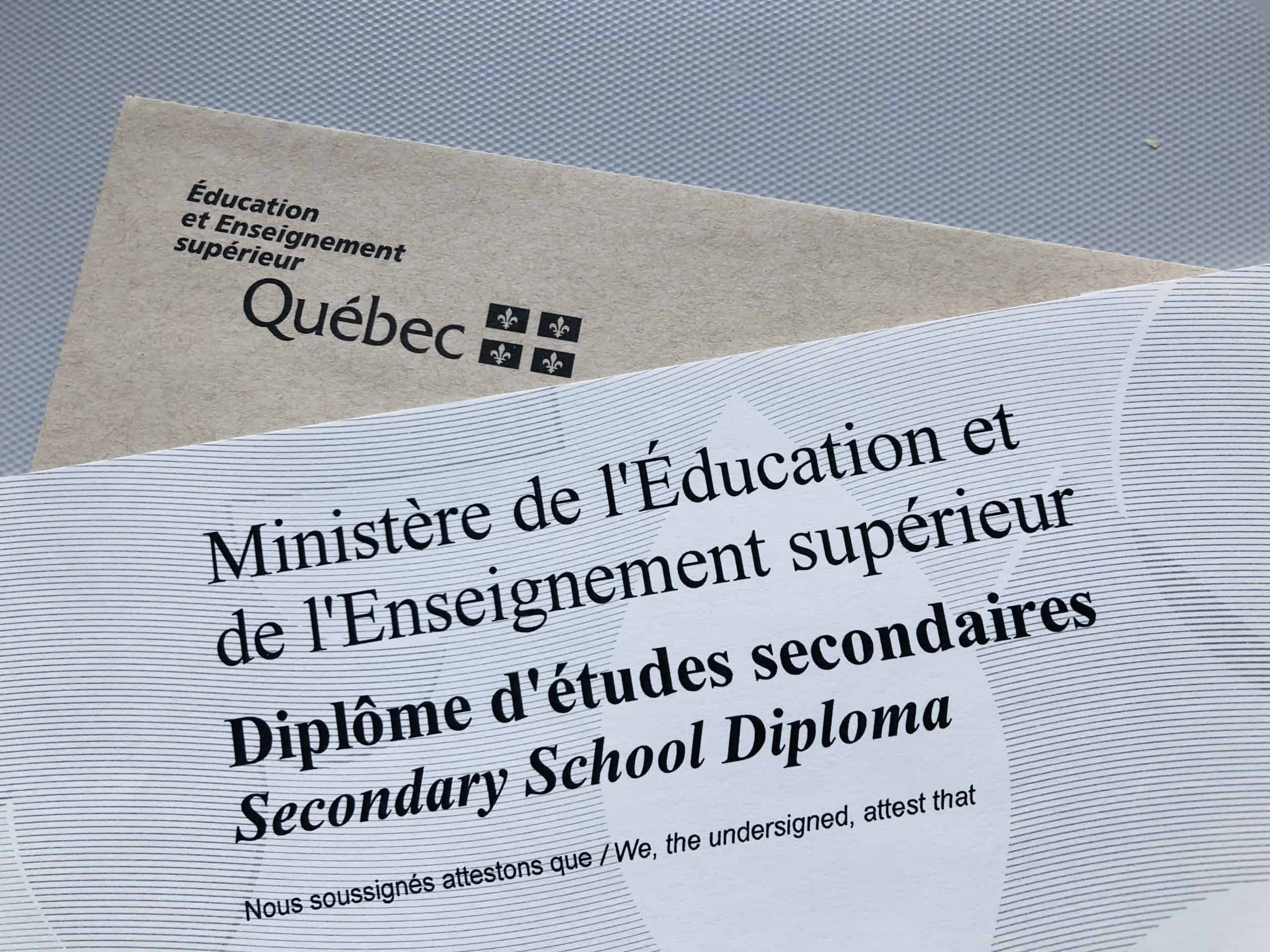 highschool diploma montreal